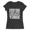 Every Yorkie Deserves a Home Ladies' short sleeve t-shirt
